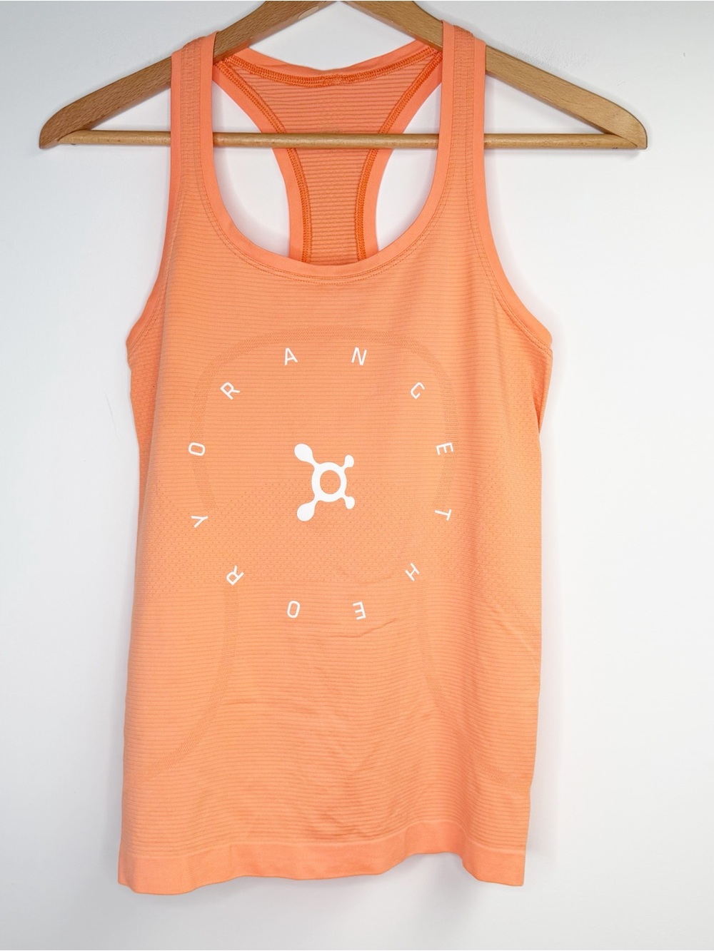 Lululemon Orange Theory Racer Back Tank Top Size 4